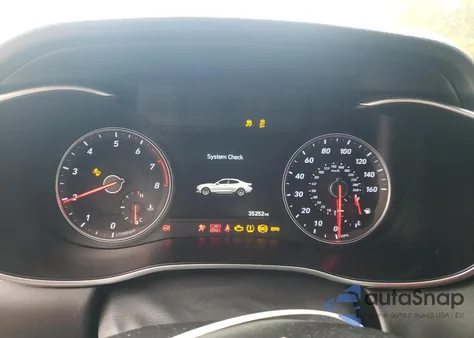 2019 Genesis G70 Advanced из США, поврежденный, VIN KMTG64LAXKU033366